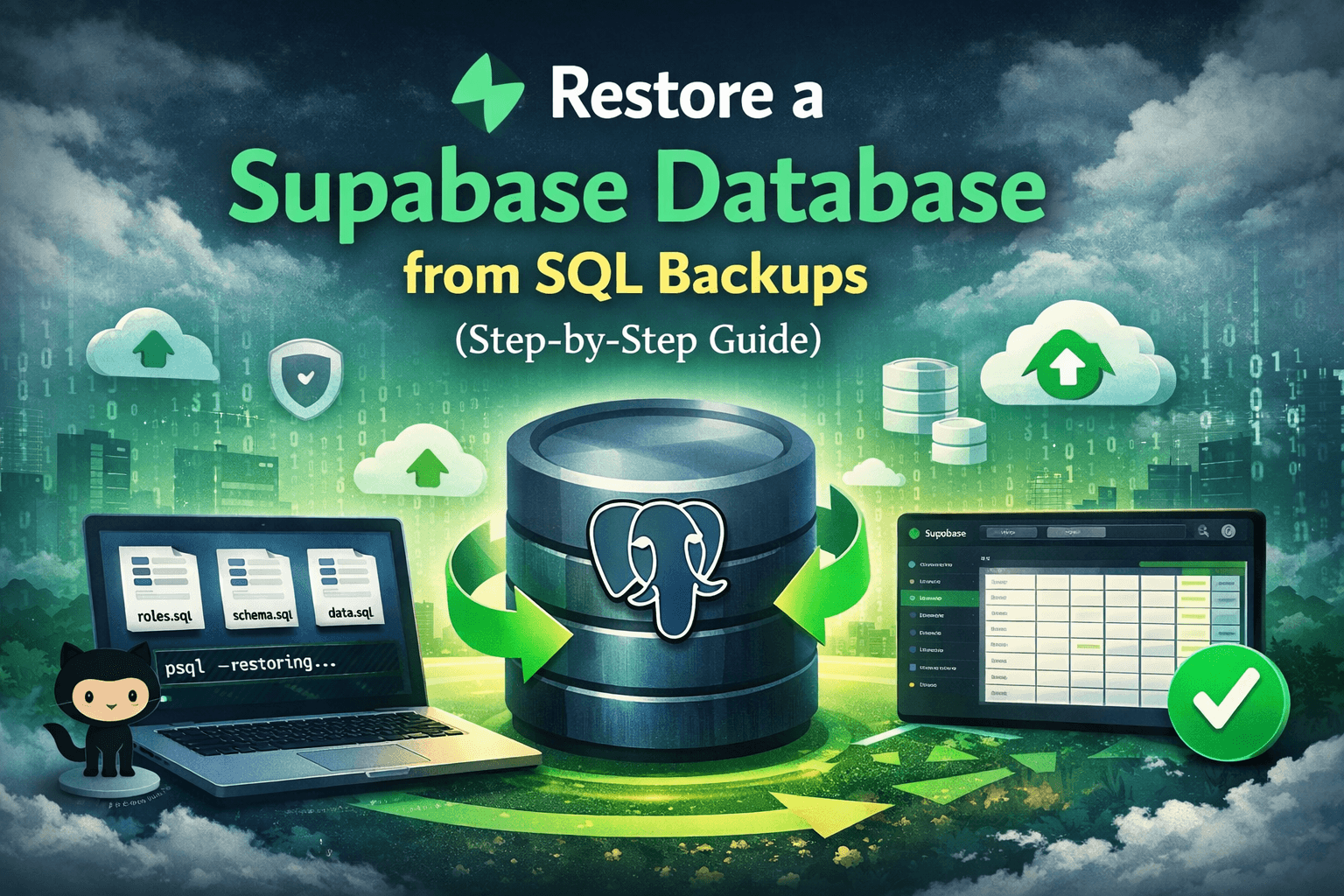 Restore a Supabase Database from SQL Backups (Step-by-Step Guide)